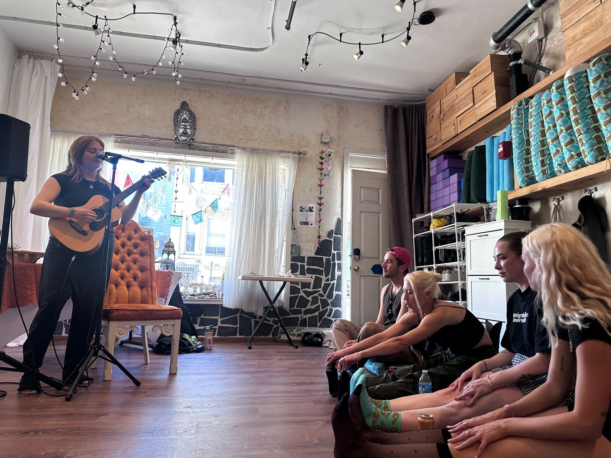 A live music gathering at Tantara